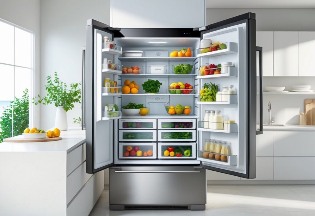 Geladeira: Eficiência e Espaço Interno para o Dia a Dia